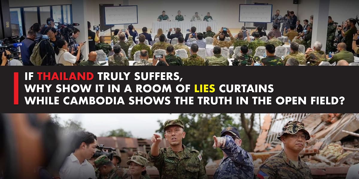 Cambodia Opens the World to the Truth — Thailand Closes it with a Slideshow and Controlled Narratives